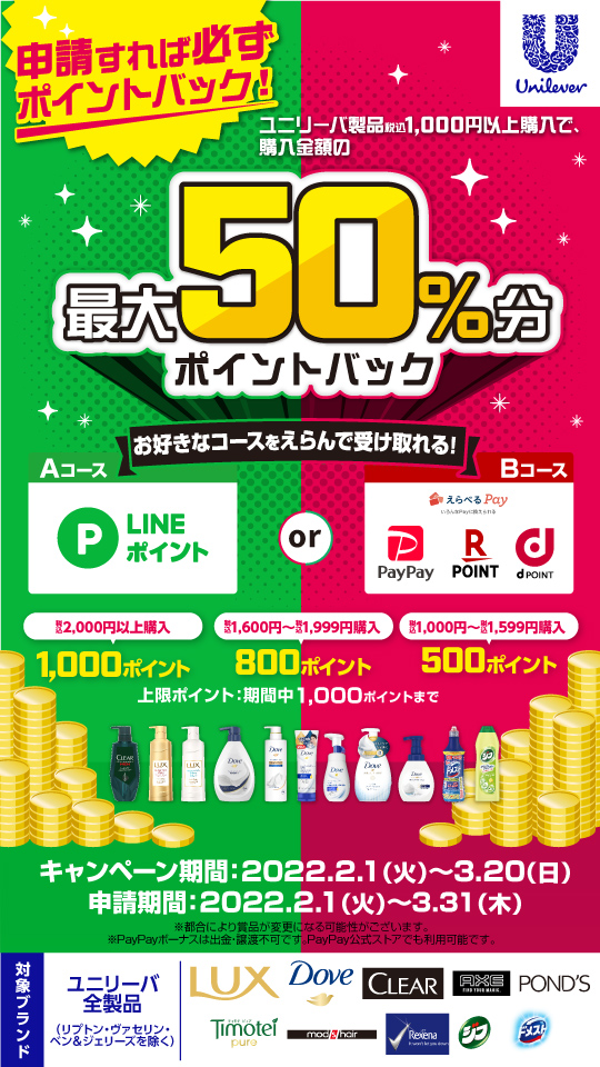 ユニリーバキャンペーン